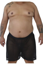 CandyMan 99497X Mesh Lounge Shorts Color Black